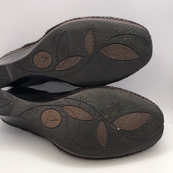 Clarks Artisan open back mule clog sz 8.5 wedge - Picture 11 of 13